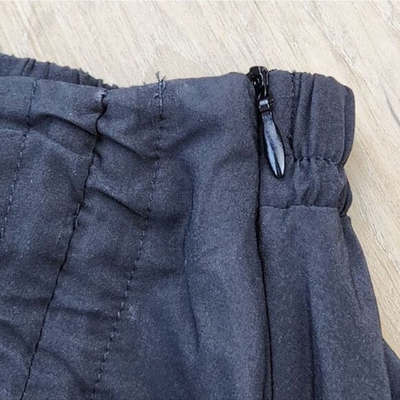 🩵NWT Black Adjustable Hi-Low Ruffled Steampunk Skirt Small - Picture 8 of 11